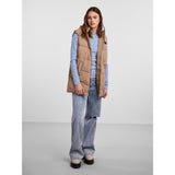PIECES PIECES Damen Weste PCJAMILLA Restudsalg Silver Mink