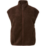 PIECES PIECES Damen Weste PCSADIA Vest Hot Fudge