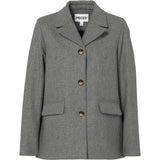 PIECES PIECES Damen jacke PCBianca Blazer Black Melange