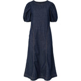 PIECES PIECES Damen kleid PCPAM Dress Dark Blue Denim Rinse