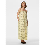 PIECES PIECES Damen kleid PCPARKER Restudsalg French Vanilla Brown polka dots