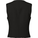 PIECES PIECES Damen weste PCKAMIL Vest Black