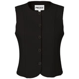 PIECES PIECES Damen weste PCKAMIL Vest Black