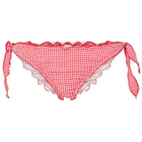 PIECES PIECES dame bikini PCKIA Swimwear Lychee Pattern SNOW WHITE CHECK