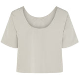 PIECES PIECES dame bluse PCJODIE Restudsalg Silver Gray