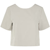 PIECES PIECES dame bluse PCJODIE Restudsalg Silver Gray
