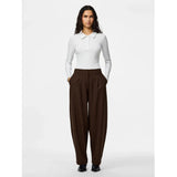 PIECES PIECES Damen Hose PCBOSELLA Pant Hot Fudge