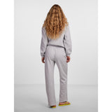 PIECES PIECES dame bukser PCCHILLI Sweatpant Light Grey Melange