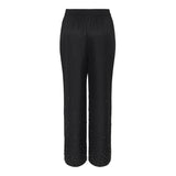 PIECES PIECES dame bukser PCRU Pant Black