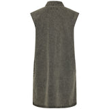 PIECES PIECES dame kjole PCABBI Restudsalg Light Grey Melange