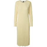 PIECES PIECES Damen Kleid PCFLORA Restudsalg French Vanilla FLOWER