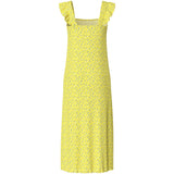PIECES PIECES Damen Kleid PCFLORA Dress Pale Banana Small flower