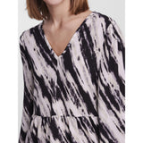 PIECES PIECES dame kjole PCJONA Restudsalg Cloud Dancer Black