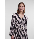 PIECES PIECES dame kjole PCJONA Restudsalg Cloud Dancer Black