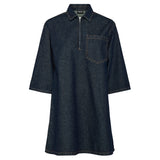 PIECES PIECES dame kjole PCNEVIN Restudsalg Dark Blue Denim