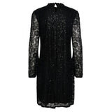 PIECES PIECES dame kjole PCOLLINE Restudsalg Black