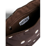 PIECES PIECES Damen Tasche PCAMANDA Bag Hot Fudge Birch dots