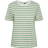 PIECES PIECES Damen Tee PCRIA T-shirt Quiet Green BRIGHT WHITE