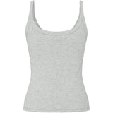 PIECES PIECES dame top PCMAY Top Light Grey Melange