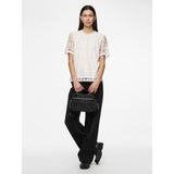 PIECES PIECES Damen Top PCOLLINE Restudsalg Cloud Dancer