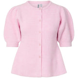 PIECES Pieces Damen Cardigan PCSILLY Cardigan Roseate Spoonbill MELANGE