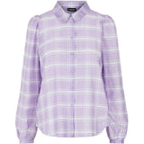 PIECES Pieces Damen Hemd PCVENNI Restudsalg Purple Heather