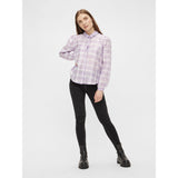 PIECES Pieces Damen Hemd PCVENNI Restudsalg Purple Heather