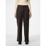 PIECES Pieces Damen Hose PCMAMILLA Restudsalg Hot Fudge