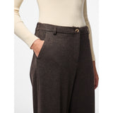 PIECES Pieces Damen Hose PCMAMILLA Restudsalg Hot Fudge
