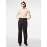 PIECES Pieces Damen Hose PCMAMILLA Restudsalg Hot Fudge