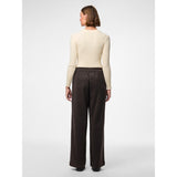 PIECES Pieces Damen Hose PCMAMILLA Restudsalg Hot Fudge