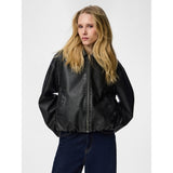 PIECES Pieces Damen Jacke PCGISELLE Jacket Black Washed