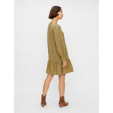 PIECES Pieces Damen Kleid PCDIANA Restudsalg Taupe