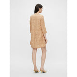 PIECES Pieces Damen Kleid PCLINDSEY Restudsalg Sandstone