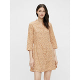 PIECES Pieces Damen Kleid PCLINDSEY Restudsalg Sandstone
