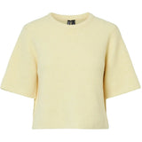 PIECES Pieces Damen Strick PCSILLY Knit Pale Banana MELANGE