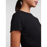 PIECES Pieces dame T-shirt PCNICCA T-shirt Black