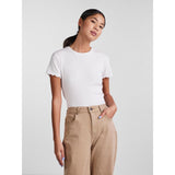 PIECES Pieces dame T-shirt PCNICCA T-shirt Bright White