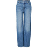 PIECES Pieces dame jeans PCSILKE Jeans Medium blue denim