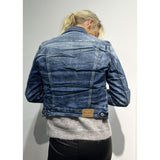 Place du Jour Place du Jour Damen Denim Jacke 60020-1 Restudsalg Denim Blue