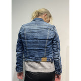 Place du Jour Place du Jour Damen Denim Jacke 60020-1 Restudsalg Denim Blue