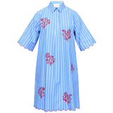 Sisters Point SISTERS POINT Damen Kleid EDINA Dress Blue Stripes