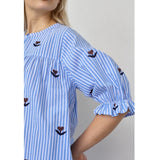 Sisters Point SISTERS POINT Damen Kleid IBISA Dress Blue Stripes