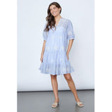 Sisters Point SISTERS POINT Damen Kleid IBON Dress Blue Stripes