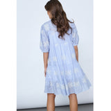 Sisters Point SISTERS POINT Damen Kleid IBON Dress Blue Stripes