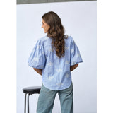 Sisters Point SISTERS POINT Damenbluse ELLA Shirt Blue Stripe