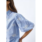 Sisters Point SISTERS POINT Damenbluse ELLA Shirt Blue Stripe
