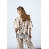 Sisters Point SISTERS POINT Damenhemd ELLA Shirt Champagne Black