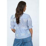 Sisters Point SISTERS POINT Damenshirt ISOLA T-shirt Blue Stripes
