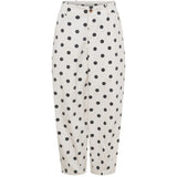 Black Colour Schwarze Damenhose BCELLIE Pant White Dot